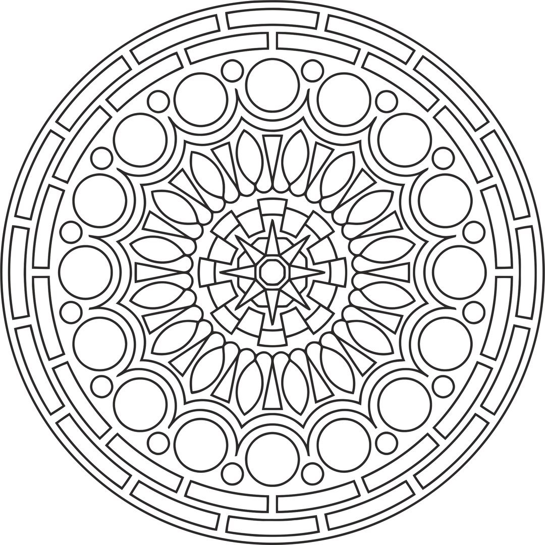 Mandala_flower cdr file free download cdr design - Free Vector