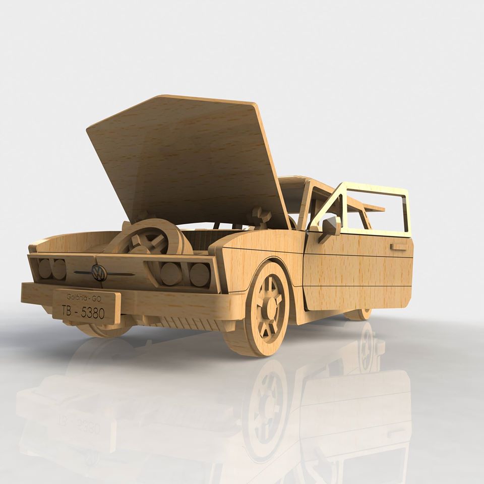 Car 3d puzzle dxf free download laser cut projects