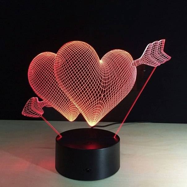 Laser Cut Decorative Night Light Lamp CDR File 