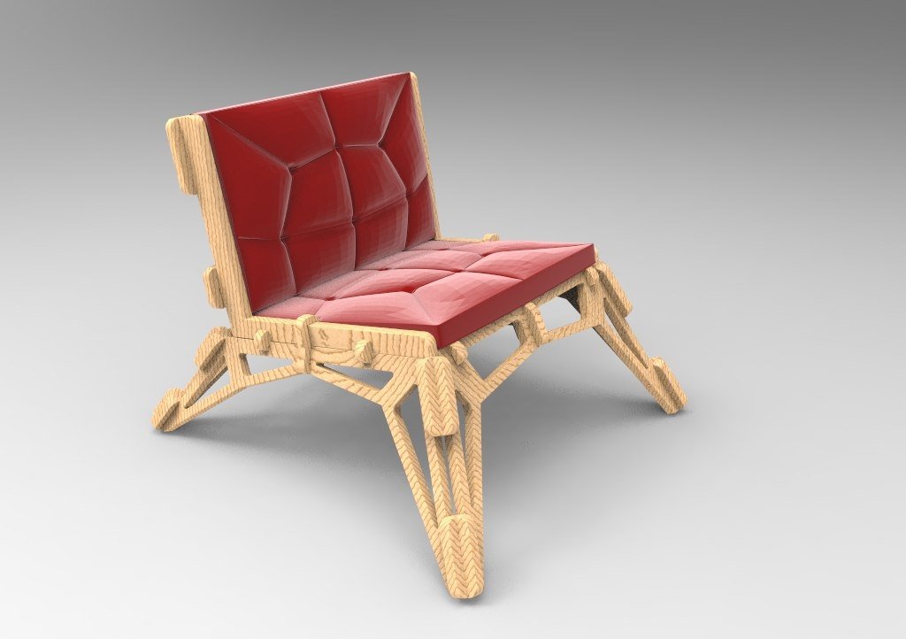 Chair You ll Love DXF format wood cnc projects sample DXF 
