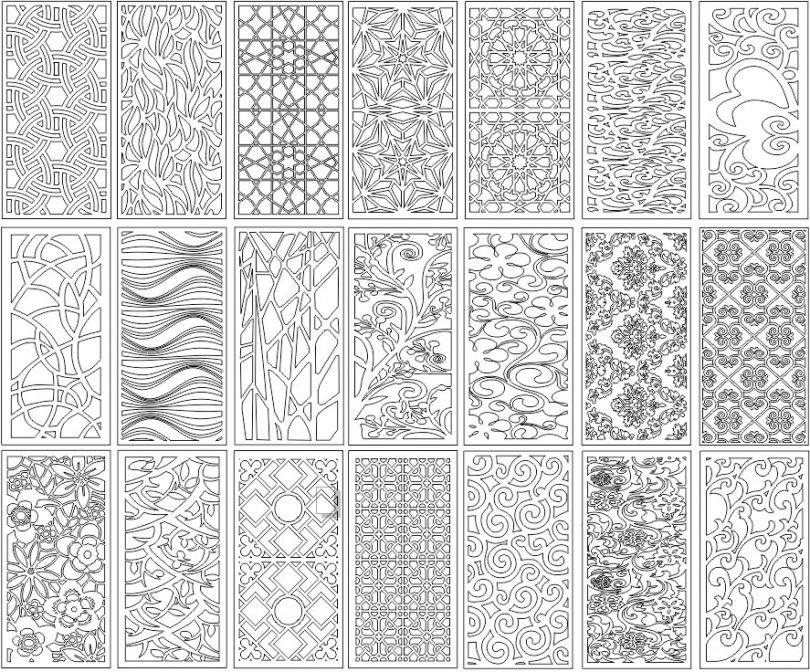 Decorative Screens Panels Free Laser Cut Designs - Free Vector