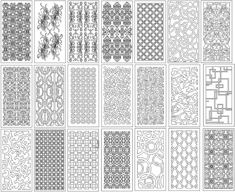 Decorative Screens Panels Free Laser Cut Designs - Free Vector