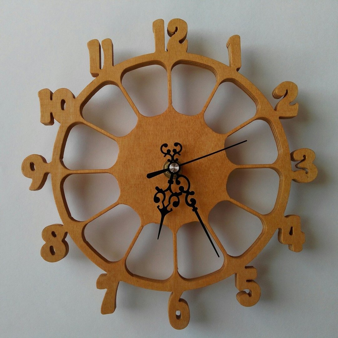 laser cut clock