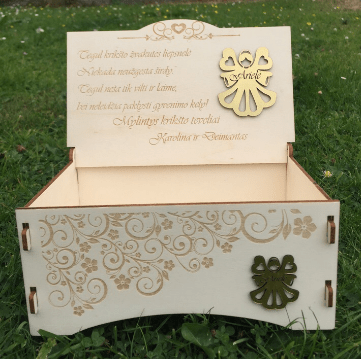 laser cut wood box template