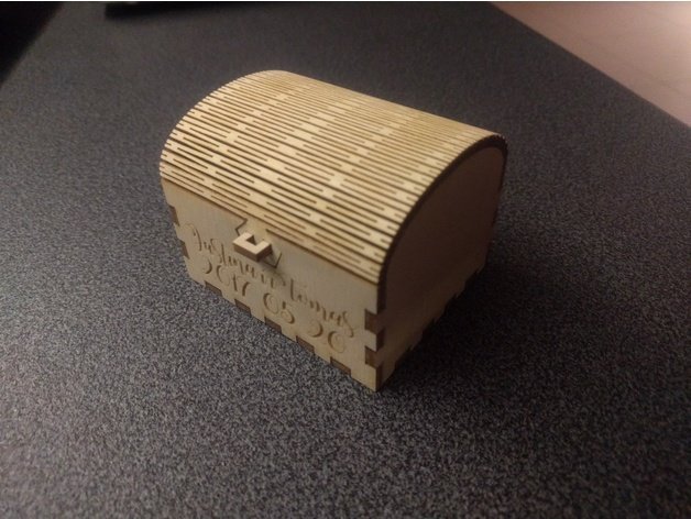laser cut wooden box design