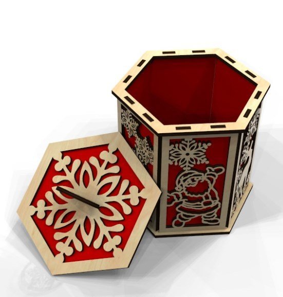 Wooden Decorative Gift Box