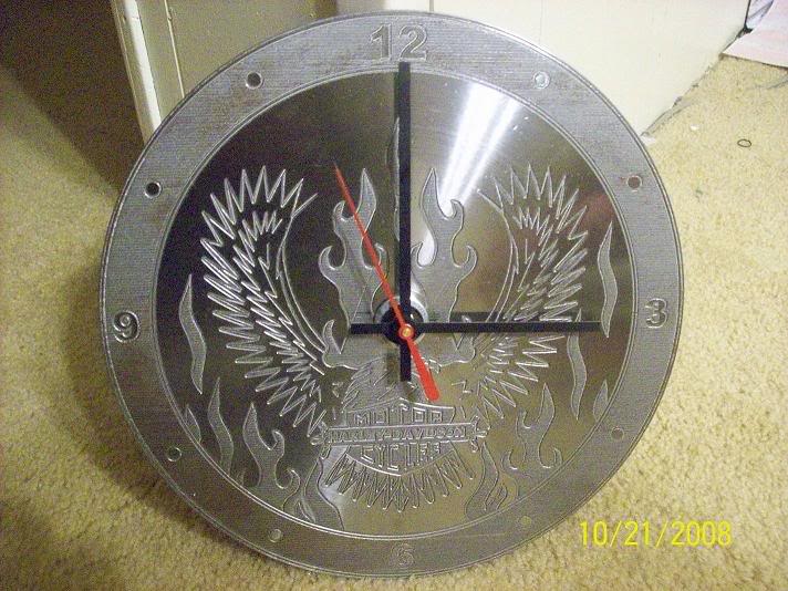 Eagle Clock dxf File