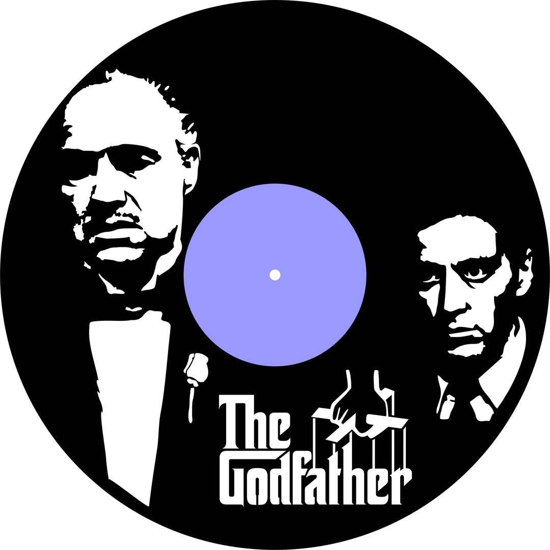 The Godfather Vinyl Record Clock