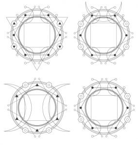 free vector geometric patterns sacred geometry art | Free Vector