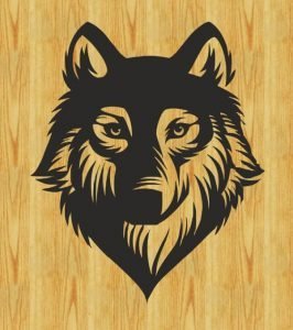 wolf vector art free download vector files DXF Download - Free Vector