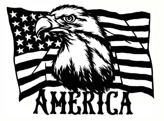 american flag clip art vector free