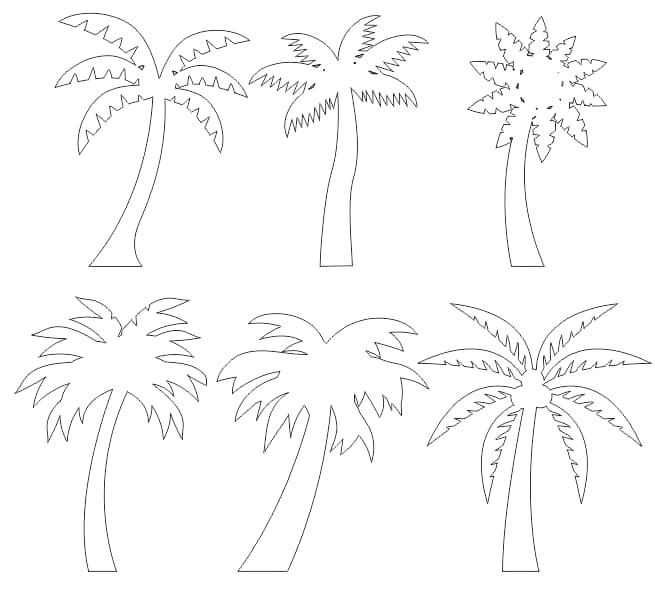 palm tree vector free