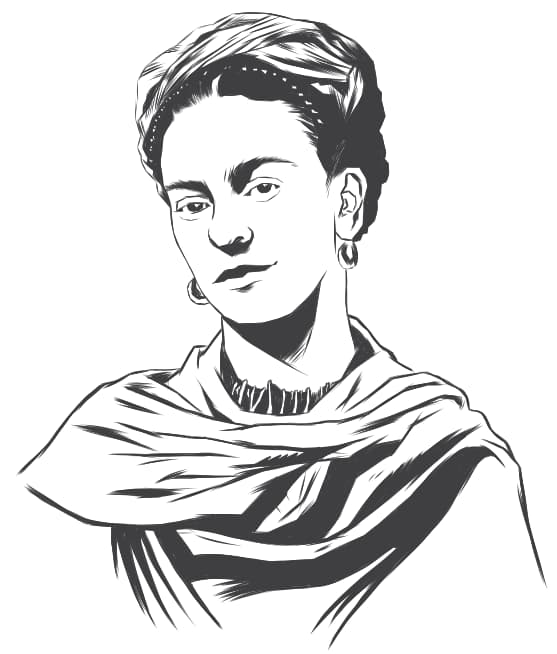 Frida kahlo vector 
