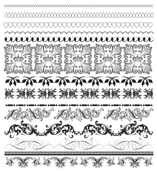 free vector lace pattern