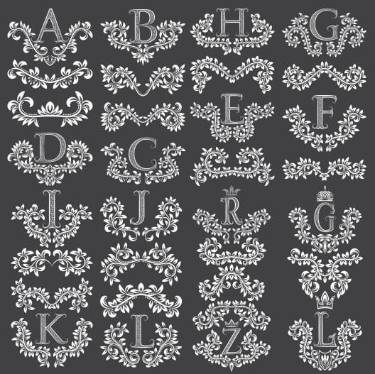 free vector letters