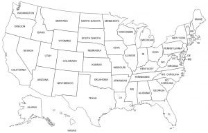 free vector usa map US 50 States Map dxf Files - Free Vector