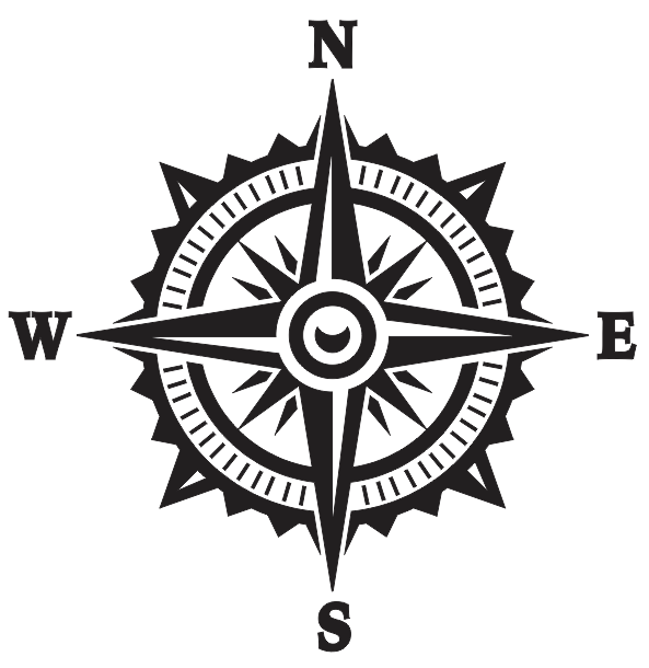 compass rose DXF file 
