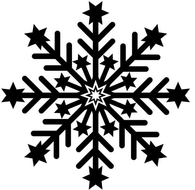 snowflake free vector