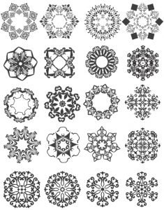 ornament vector cdr free download