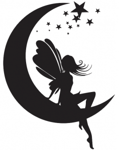 Fairy Silhouette Vector dxf File free - Free Vector