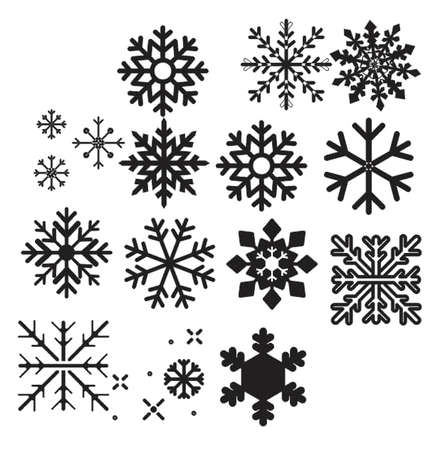 Snowflake dxf file