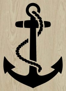 Navy anchor DXF Files Free Download - Free Vector