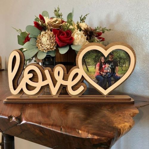 Laser Cut Wooden Love Heart DXF Files For Free