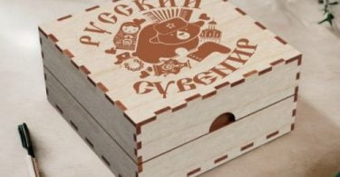 Laser Cut Wooden Memory Boxes DXF Download