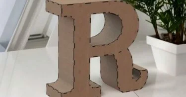 laser cut DXF Letters and Numbers DXF File Free