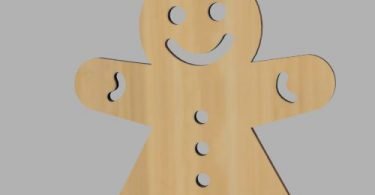 Gingerbread SVG Laser Cut Files for Glowforge & Cricut