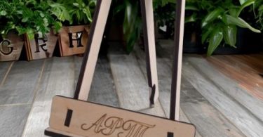 Laser Cut Wooden Stand dxf free download