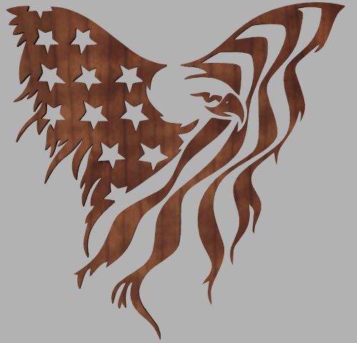 American Eagle svg files for laser cutting