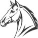 Free Horse DXF Design - Intricate Vector for Laser Cutting