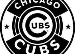 Chicago Cubs Black and White Logo – Free SVG Download