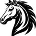 Horse Head DXF File for Laser Cutting – High-Quality Design