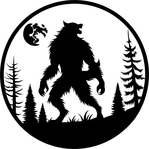 Werewolf SVG - Free Vector Design for Halloween Crafts - Free Vector