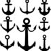 Navy Anchor DXF File